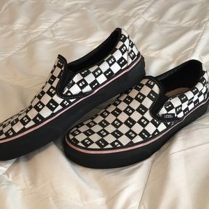 LAZY OAF X VANS slip on shoes